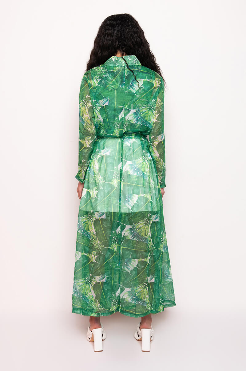 CAYMAN DREAM CHIFFON DUSTER