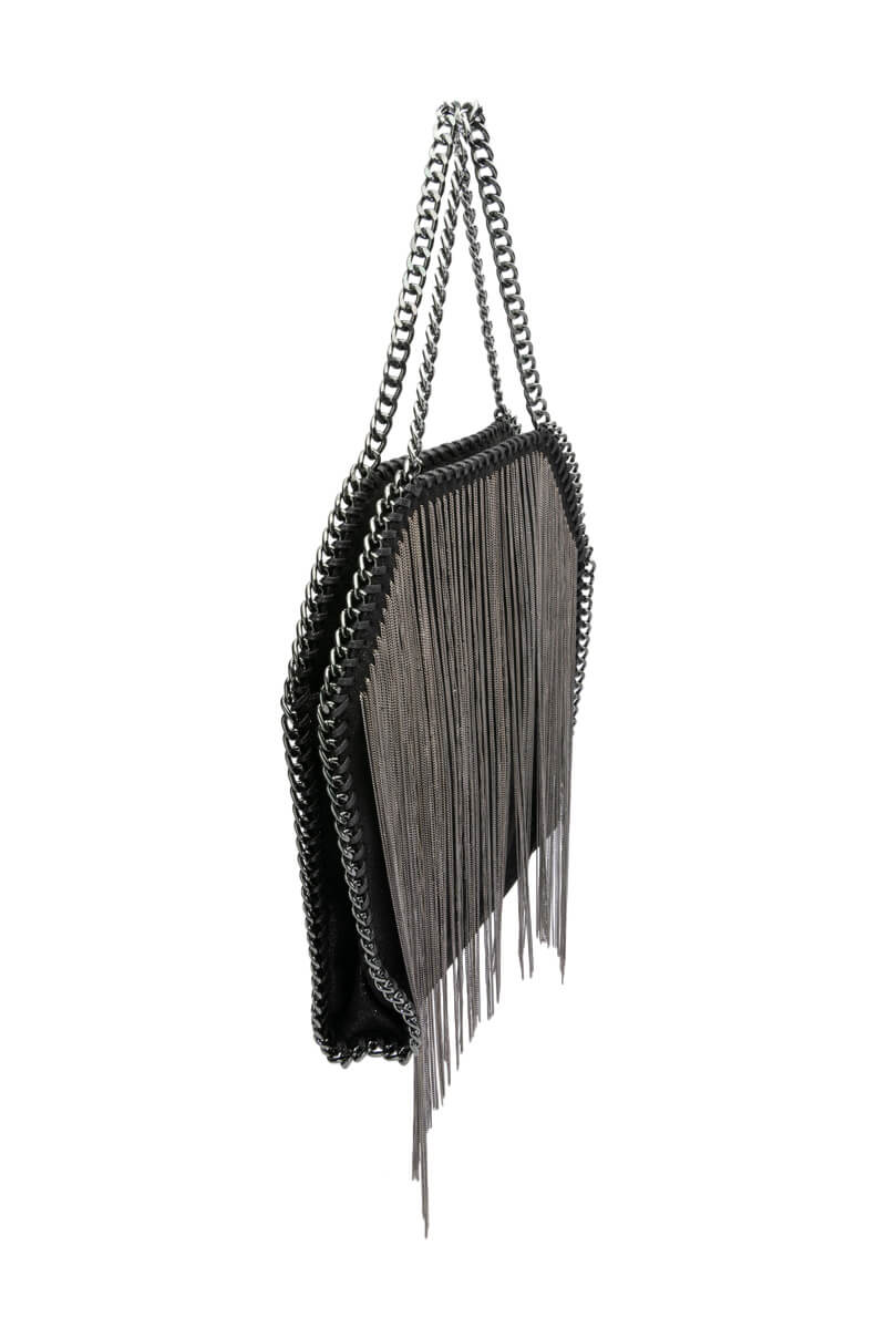 CHAIN FRINGE PURSE