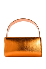 CHEERFUL ORANGE METALLIC BAG