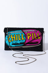 CHILL PILL BEADED CLUTCH