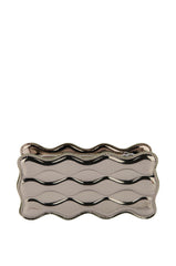 CHROME WAVE SHOULDER BAG