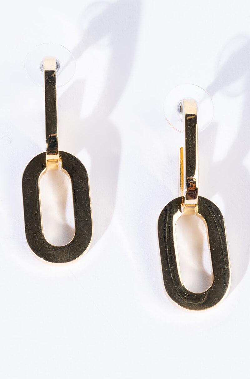 CHUCNKY CHAIN DANGLE EARRINGS