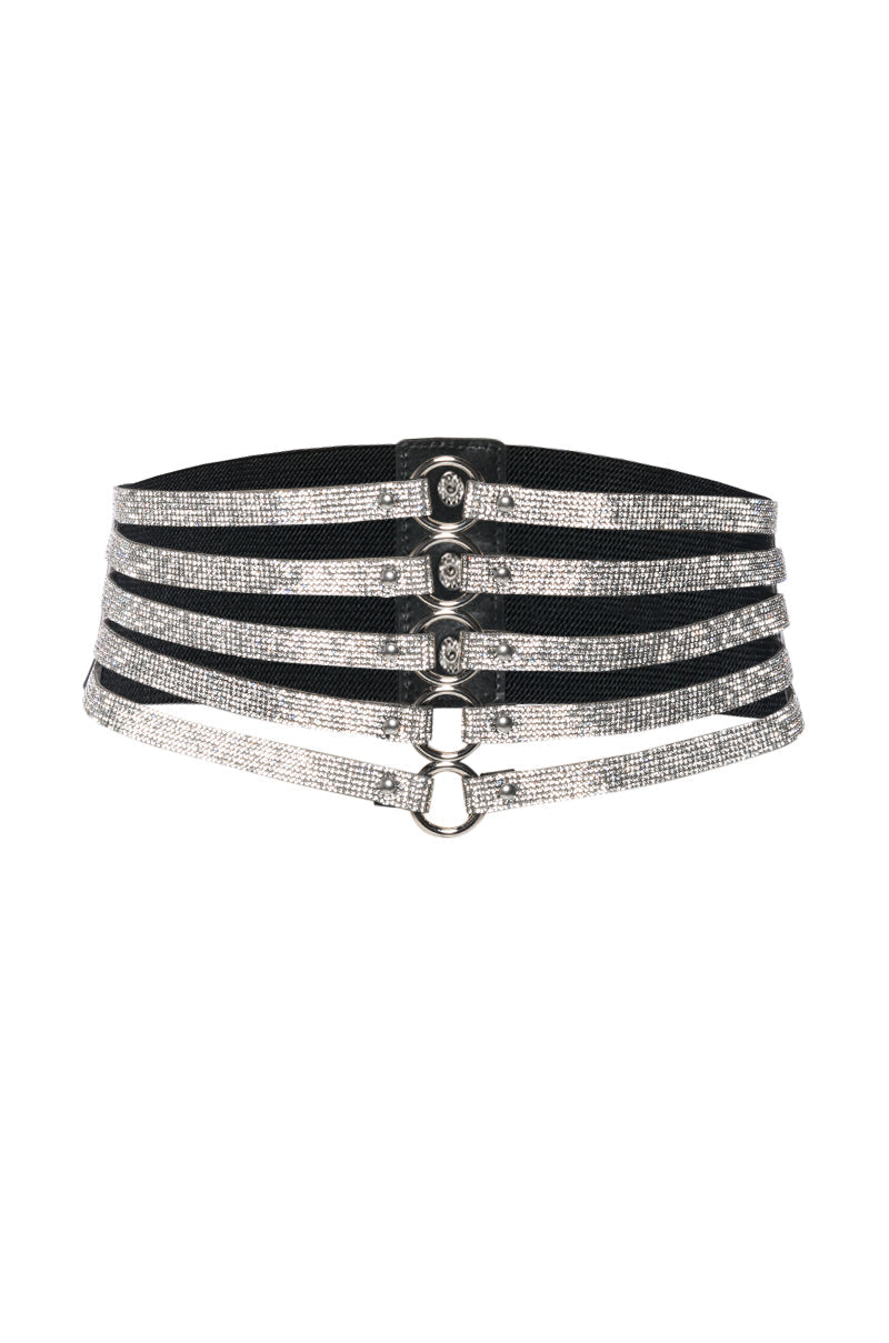 CINCH ME UP RHINESTONE STRETCH CORSET BELT