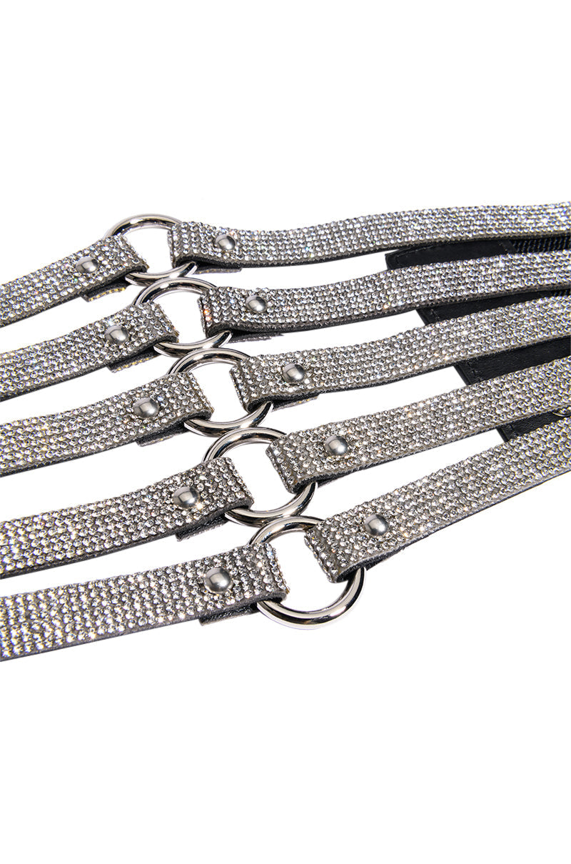 CINCH ME UP RHINESTONE STRETCH CORSET BELT