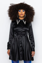 CLASSY BITCH BUTTON UP A LINE DRESS