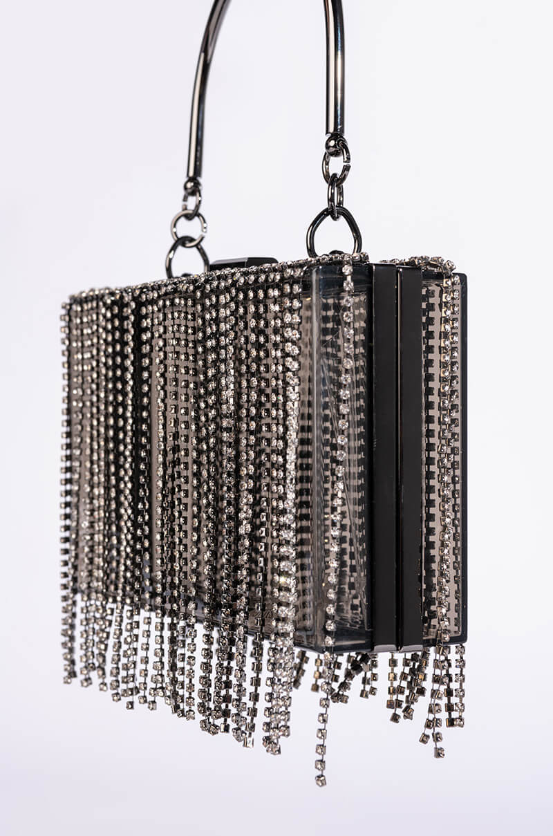 CLEAR TINGS BLING BAG