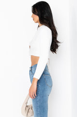 CLUELESS AF CROP SWEATER