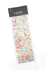 COLORFUL SMALL HAIR GEM STICKERS