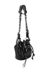 CRUSHWORTHY BLACK BUCKET BAG