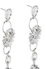 DAISY STATEMENT EARRING IN SILVER