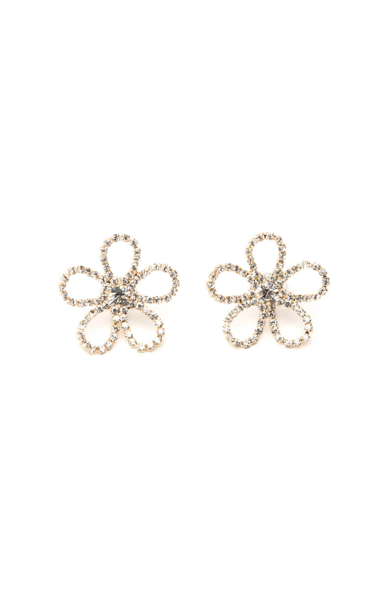 DAISY LOVE OPEN RHINESTONE STATEMENT STUDS