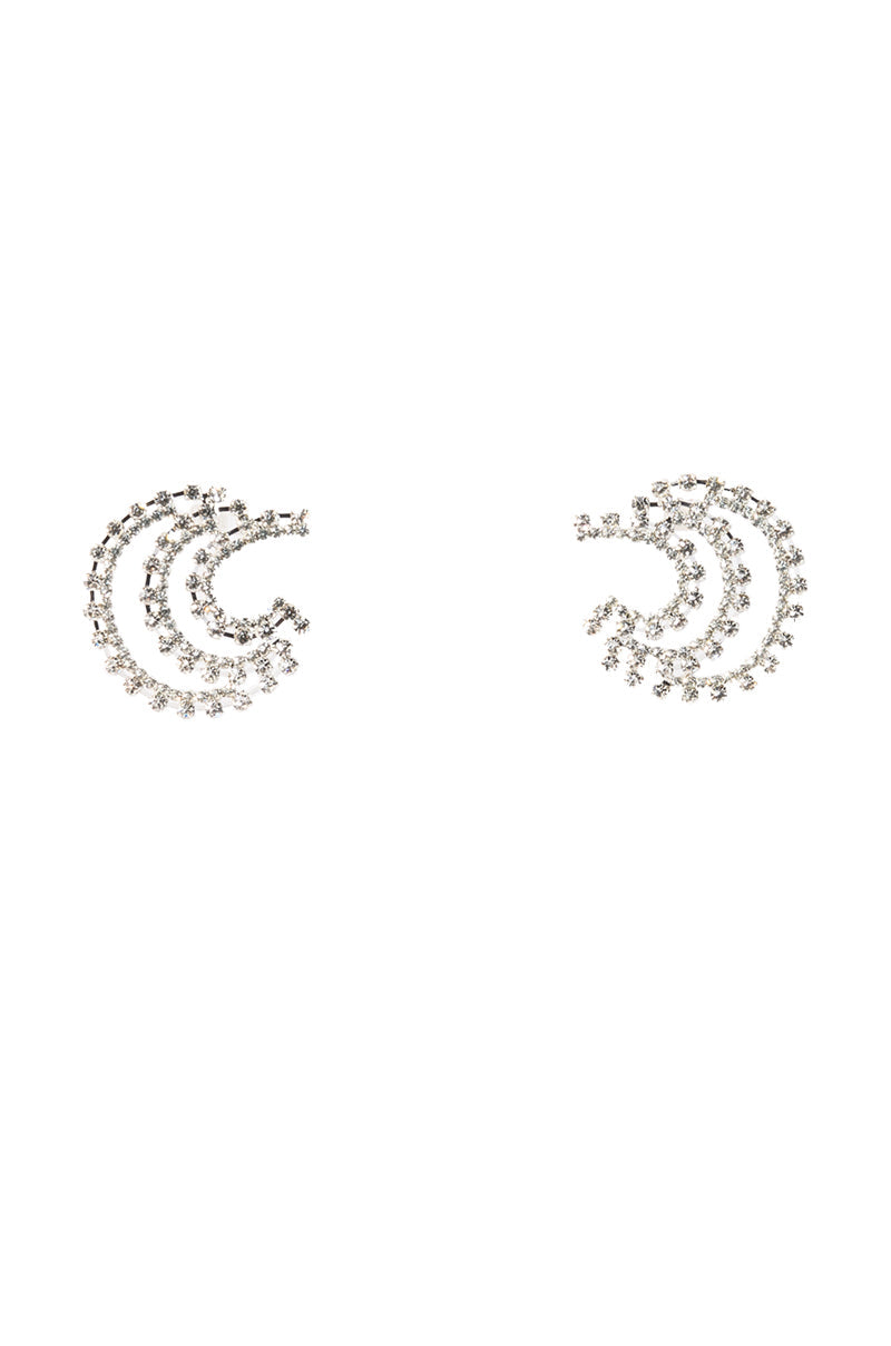 DAYANNE BLING STUD IN SILVER