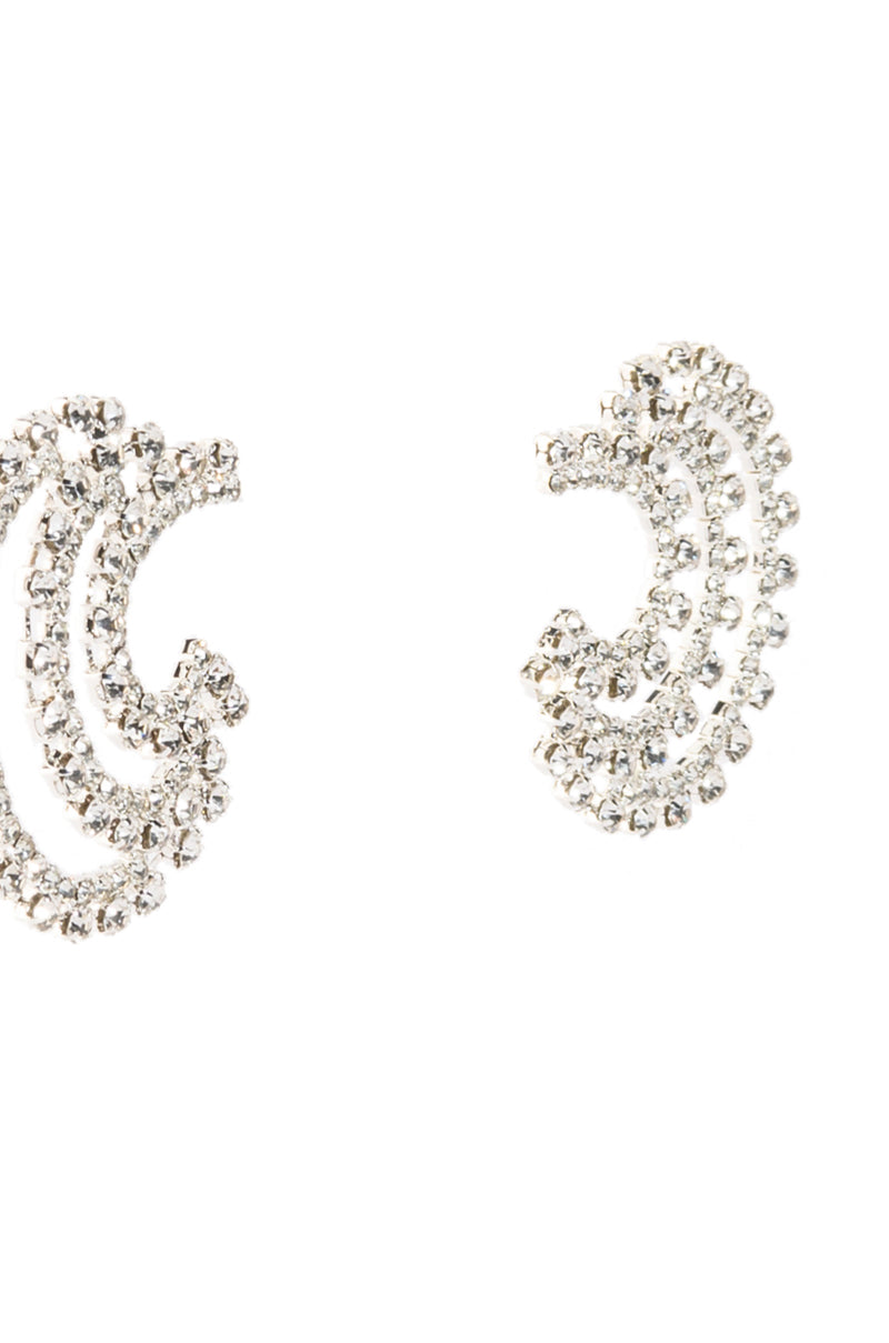 DAYANNE BLING STUD IN SILVER