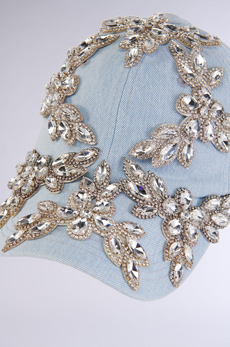 DENIM AND DIAMONDS BLING HAT
