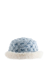 DENIM BAE SHERPA LINED HAT