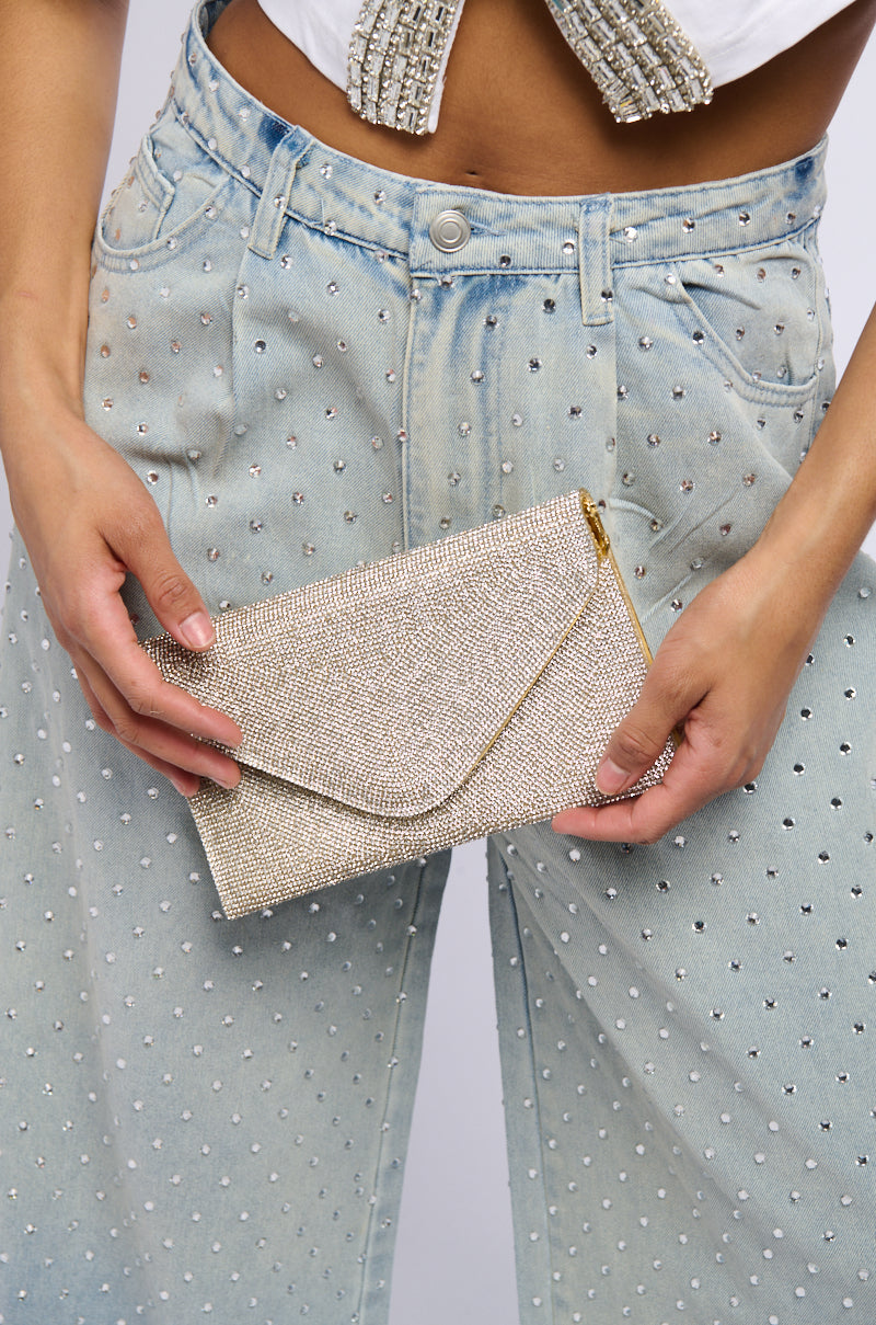 DIAMONDS DANCING CLUTCH