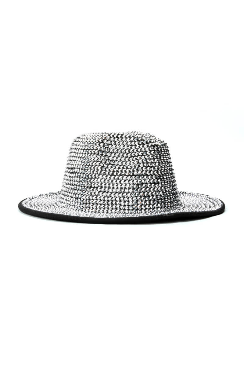 DISCO LIGHTS SILVER FEDORA