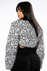 DITZY DAISY CROP PUFFER