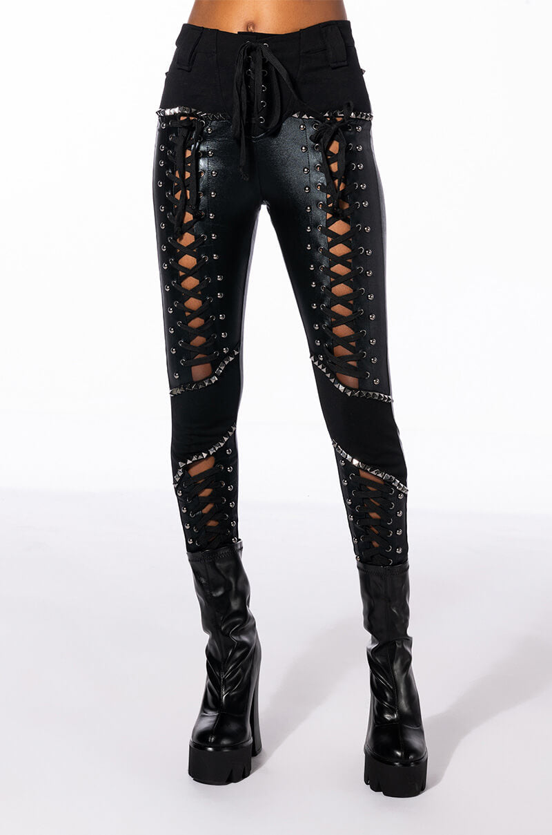 DON'T AT ME LACE UP PANT