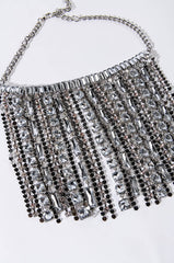 DONT FUCK WIT ME RHINESTONE CHAIN CHOKER