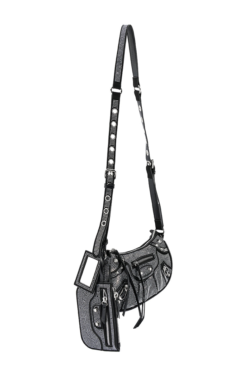ELEGANT MULTI RHINESTONE PURSE