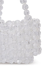 BEADED CLEAR BAG