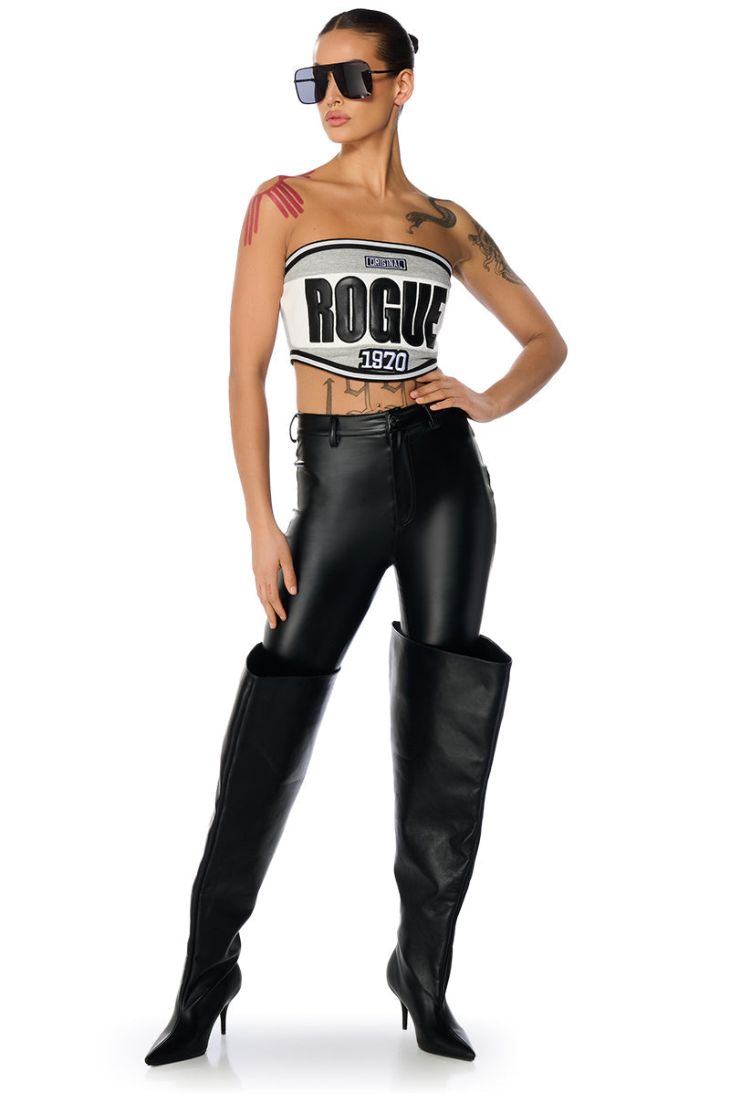 GONE ROGUE STRAPLESS TOP