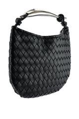 BIERA WEAVEN PU BAG IN BLACK