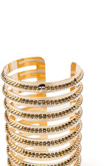 AMAZONIA RHINESTONE STATEMENT CUFF