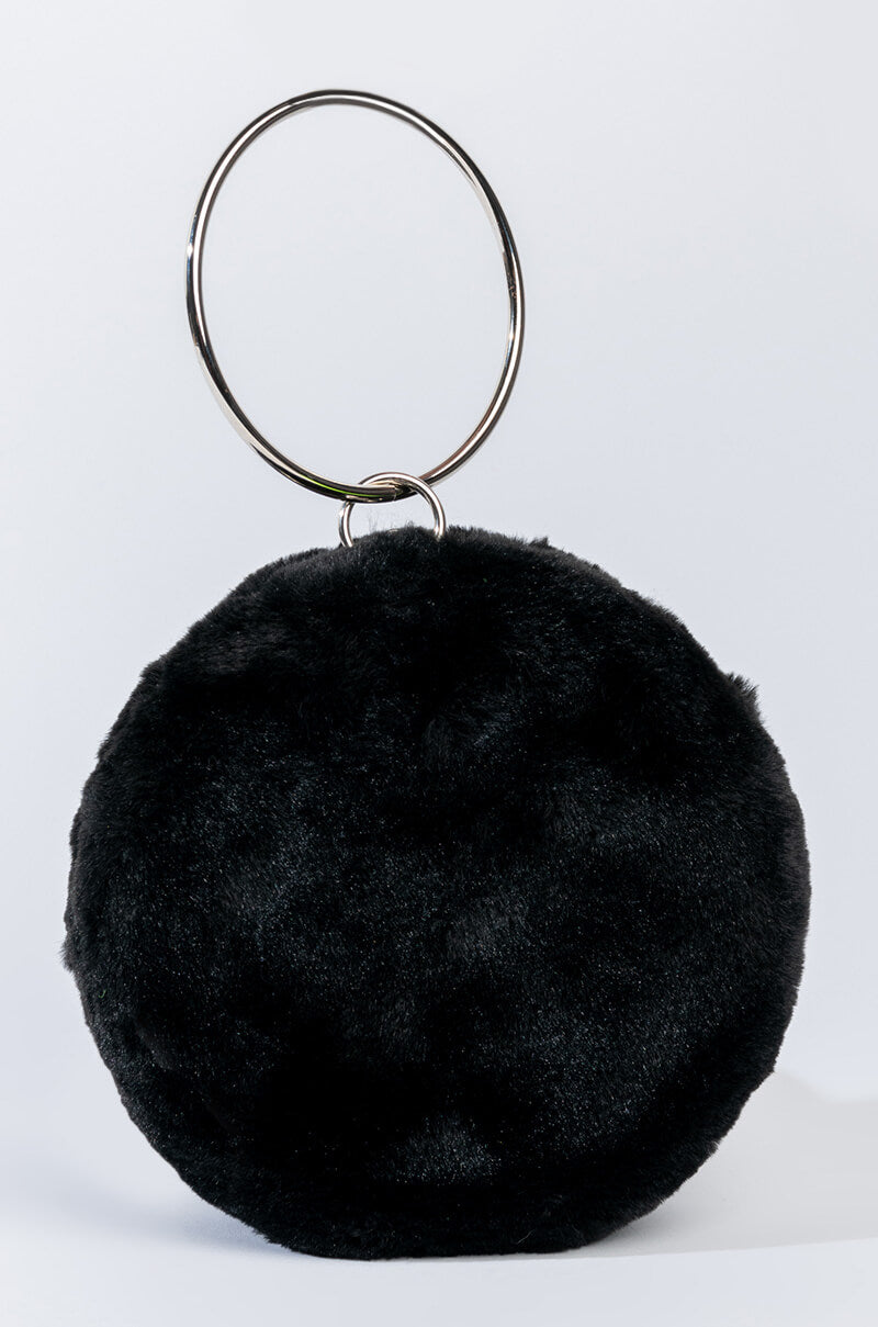 DAYANNE CHOCOLATE FUR BAG
