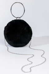 DAYANNE CHOCOLATE FUR BAG