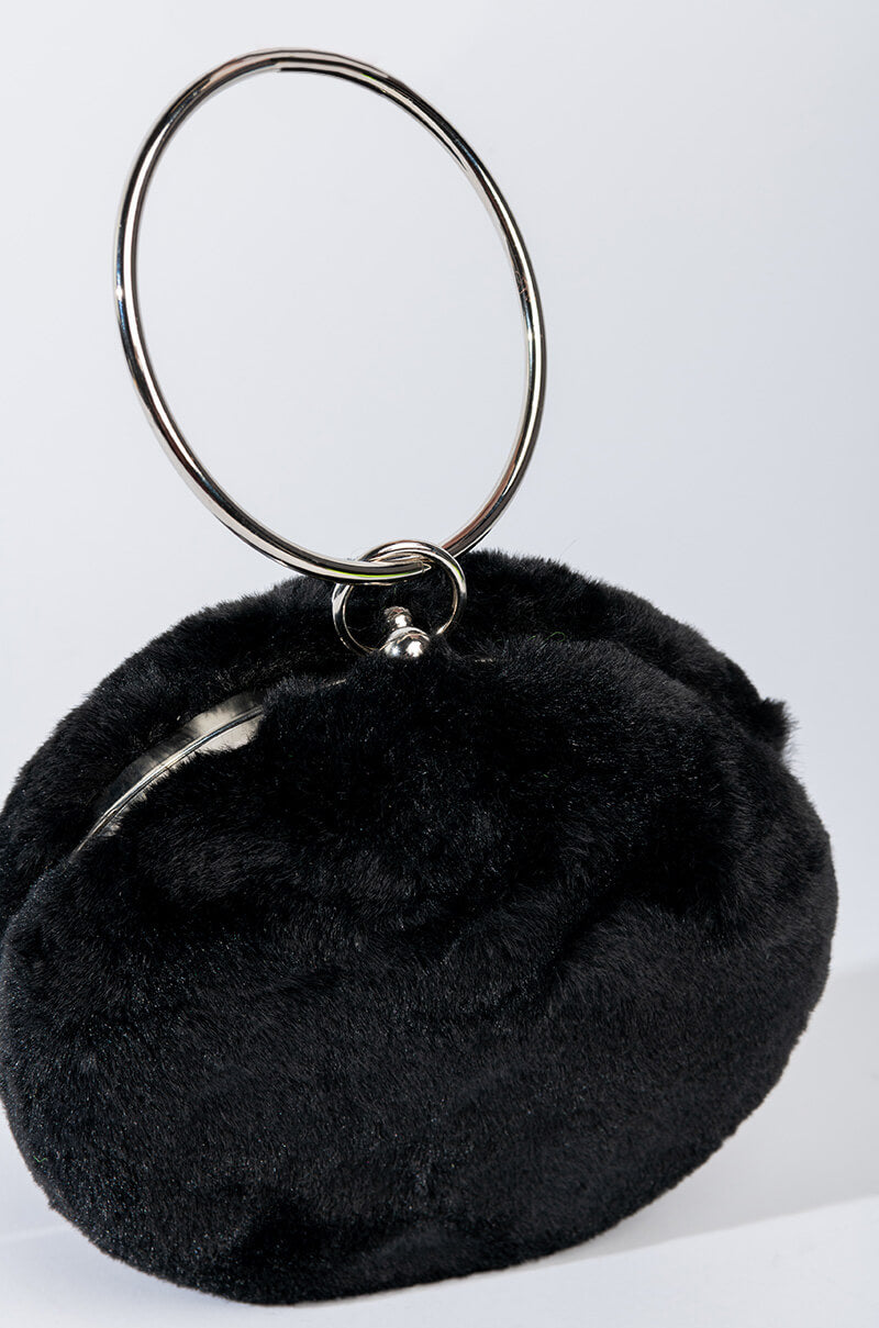 DAYANNE CHOCOLATE FUR BAG