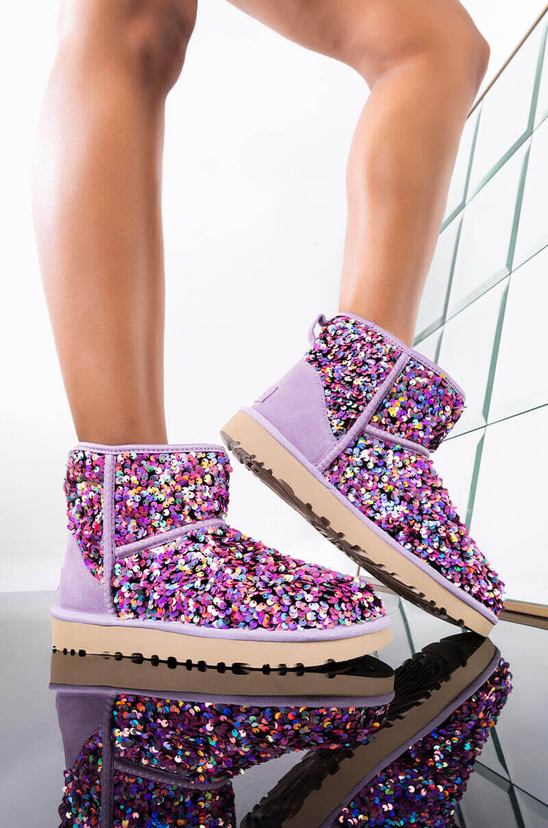CLASSIC MINI STELLAR SEQUIN UGG BOOTIE